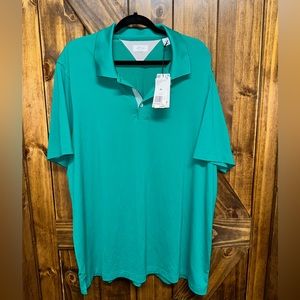 NEW!! adiPure by Adidas, golf polo, men’s XL, UPF 50+, Stretchy, Wicking